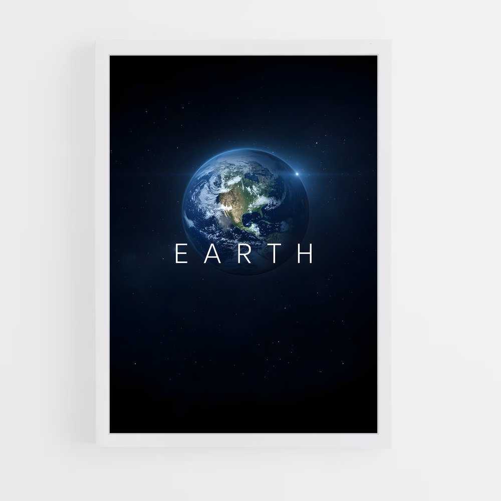 Poster Vision Éthérée Terrestre – affiche Système solaire (vue 3)